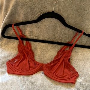 Aerie unlined/unpadded underwire triangle bra
